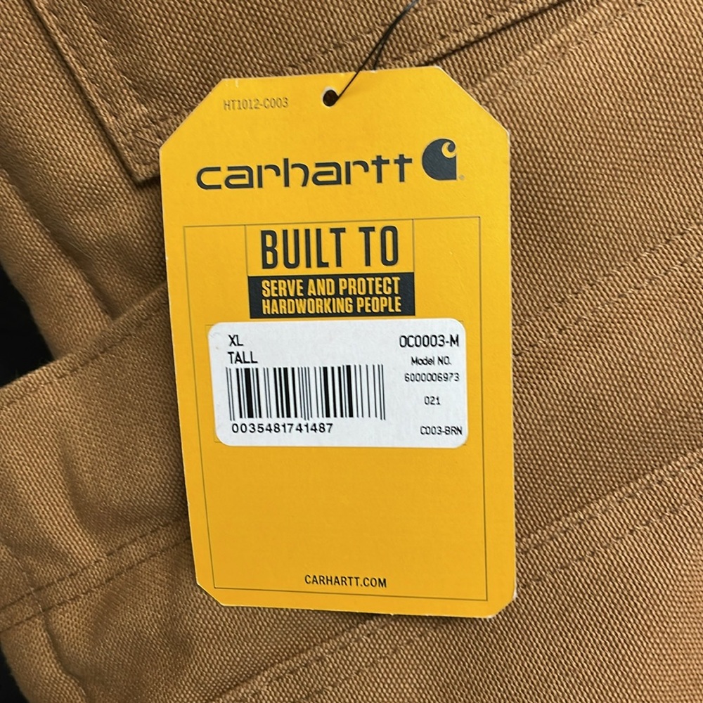 Carhartt, XL Firm Duck Insulated Traditional Coat. - Picture 5 of 7